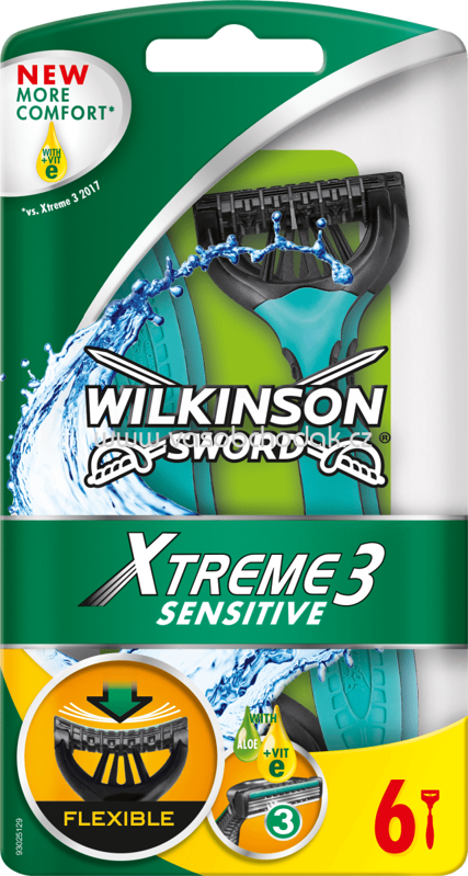 Wilkinson Einwegrasierer Extreme 3 Sensitive, 6 St Wilkinson Einwegrasierer Extreme 3 Sensitive, 6 St