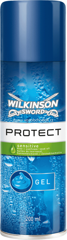 Wilkinson Rasiergel Protect sensitiv, 200 ml