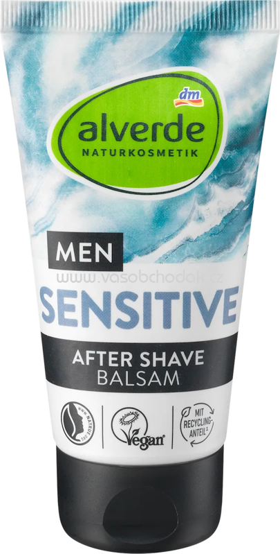 alverde MEN After Shave Balsam Sensitiv, 75 ml