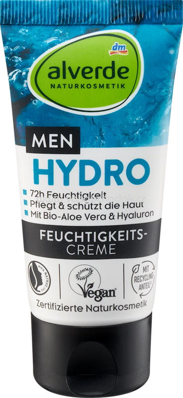 alverde MEN Feuchtigkeitscreme Hydro, 50 ml