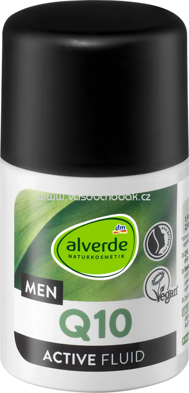 alverde MEN Q10 Active Fluid, 50 ml