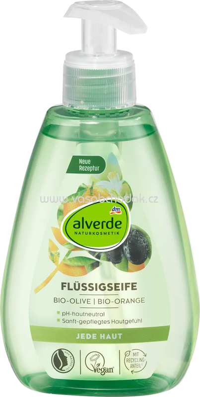 alverde NATURKOSMETIK Flüssigseife Olive, Orange, 300 ml alverde NATURKOSMETIK Flüssigseife Olive, Orange, 300 ml