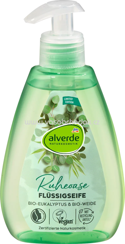 alverde NATURKOSMETIK Flüssigseife Ruheoase, 300 ml