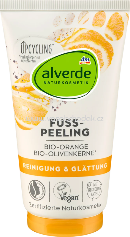 alverde NATURKOSMETIK Fußpeeling mit Orange, 75 ml alverde NATURKOSMETIK Fußpeeling mit Orange, 75 ml