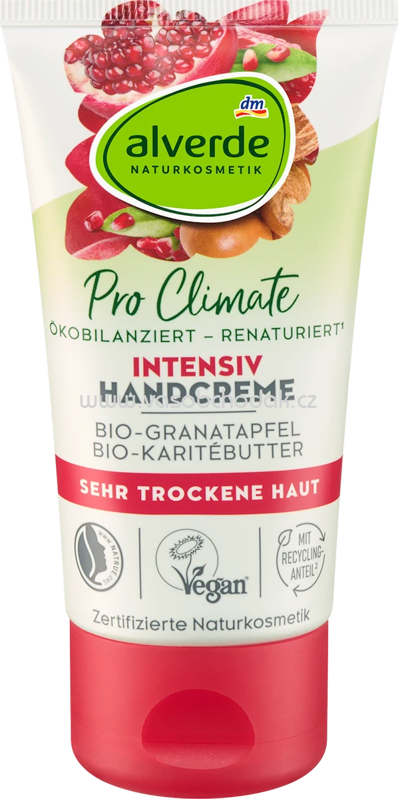 alverde NATURKOSMETIK Handcreme Granatapfel & Karitébutter, 75 ml alverde NATURKOSMETIK Handcreme Granatapfel & Karitébutter, 75 ml