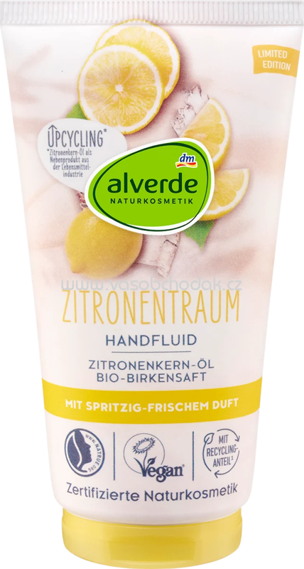 alverde NATURKOSMETIK Handfluid Zitronentraum, 75 ml alverde NATURKOSMETIK Handfluid Zitronentraum, 75 ml