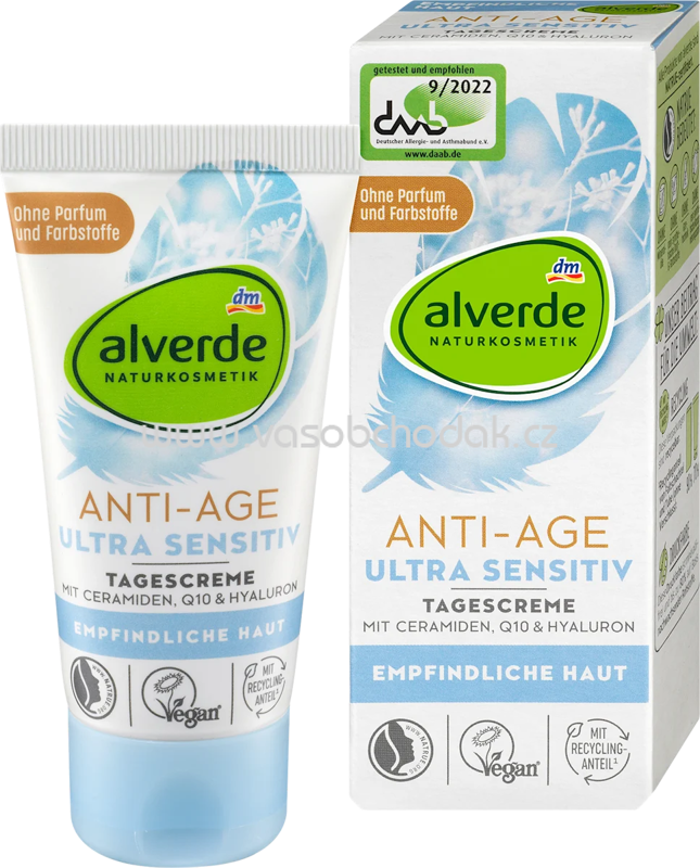 alverde NATURKOSMETIK Anti Age Gesichtscreme ultra sensitiv, 50 ml alverde NATURKOSMETIK Anti Age Gesichtscreme ultra sensitiv, 50 ml