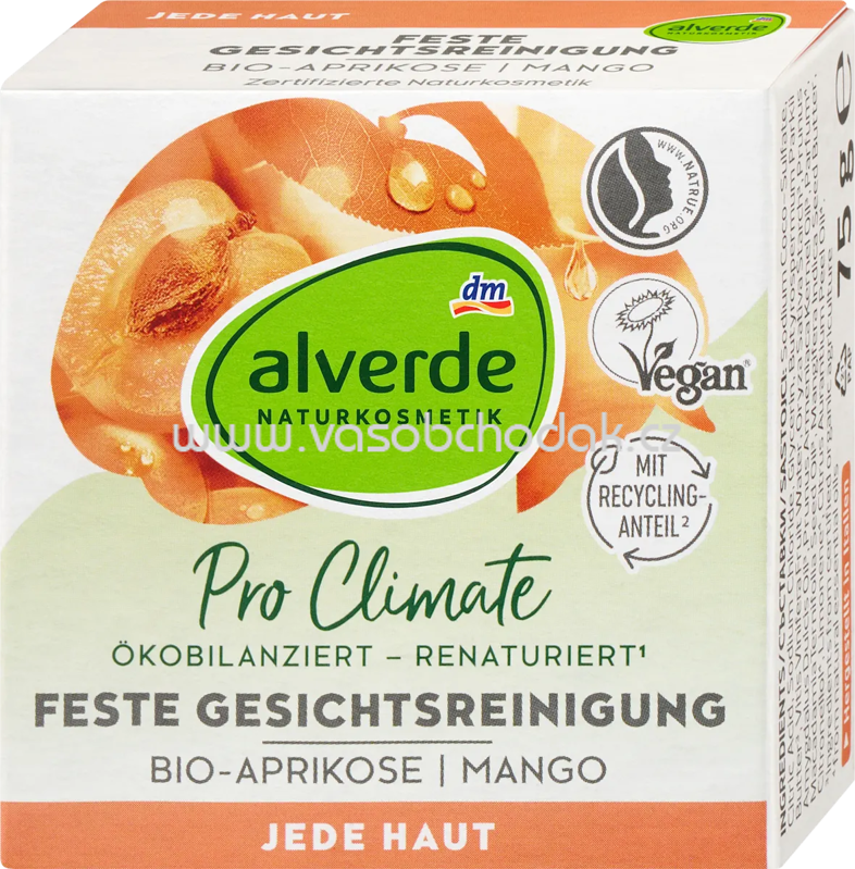 alverde NATURKOSMETIK Feste Gesichtsreinigung, 75 g alverde NATURKOSMETIK Feste Gesichtsreinigung, 75 g