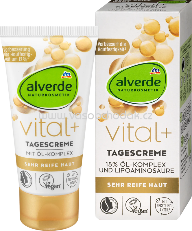 alverde NATURKOSMETIK Gesichtscreme Vital+, 50 ml alverde NATURKOSMETIK Gesichtscreme Vital+, 50 ml