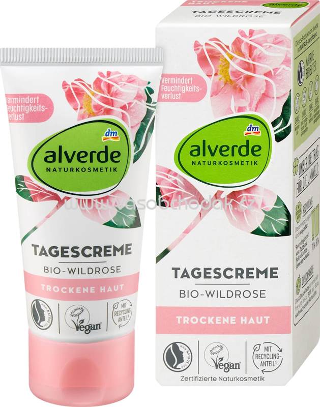 alverde NATURKOSMETIK Gesichtscreme Wildrose, 50 ml alverde NATURKOSMETIK Gesichtscreme Wildrose, 50 ml