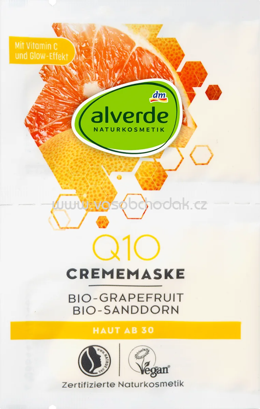 alverde NATURKOSMETIK Gesichtsmaske Q10 mit Vitamin C, 10 ml alverde NATURKOSMETIK Gesichtsmaske Q10 mit Vitamin C, 10 ml