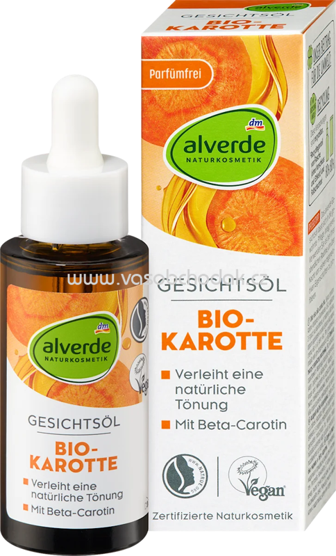 alverde NATURKOSMETIK Gesichtsöl Bio-Karotte, 30 ml alverde NATURKOSMETIK Gesichtsöl Bio-Karotte, 30 ml