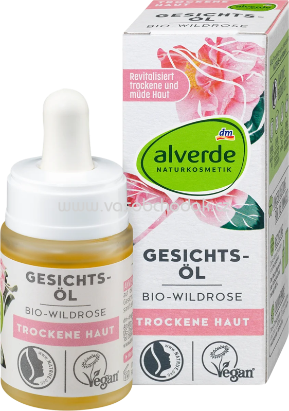 alverde NATURKOSMETIK Gesichtsöl Wildrose, 15 ml alverde NATURKOSMETIK Gesichtsöl Wildrose, 15 ml