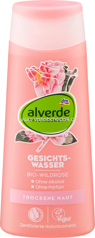 alverde NATURKOSMETIK Gesichtswasser Wildrose, 200 ml alverde NATURKOSMETIK Gesichtswasser Wildrose, 200 ml
