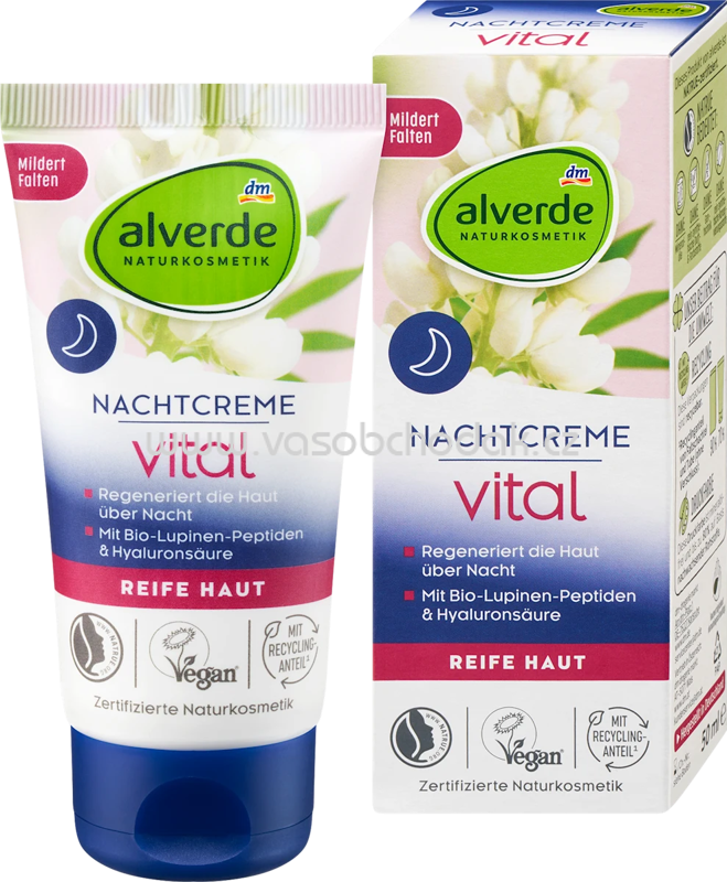 alverde NATURKOSMETIK Nachtcreme Vital, 50 ml alverde NATURKOSMETIK Nachtcreme Vital, 50 ml
