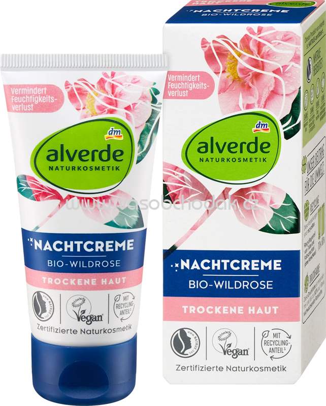 alverde NATURKOSMETIK Nachtcreme Wildrose, 50 ml alverde NATURKOSMETIK Nachtcreme Wildrose, 50 ml