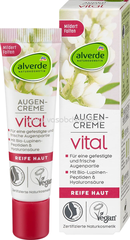 alverde NATURKOSMETIK Vital Augencreme, 15 ml alverde NATURKOSMETIK Vital Augencreme, 15 ml