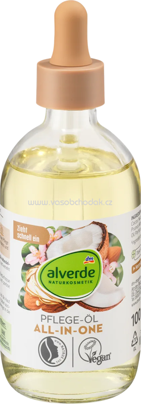 alverde NATURKOSMETIK All-in-One Pflegeöl Mandel, Kokos, 100 ml alverde NATURKOSMETIK All-in-One Pflegeöl Mandel, Kokos, 100 ml