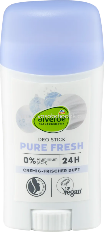 alverde NATURKOSMETIK Deo Stick Pure Fresh, 50 ml alverde NATURKOSMETIK Deo Stick Pure Fresh, 50 ml