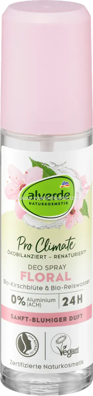 alverde NATURKOSMETIK Deo Zerstäuber Floral, 75 ml alverde NATURKOSMETIK Deo Zerstäuber Floral, 75 ml