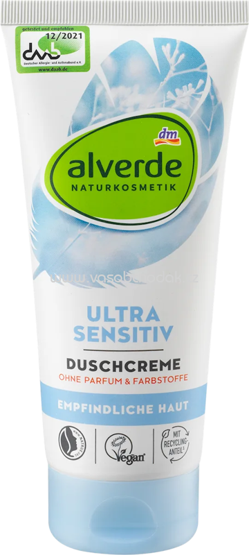 alverde NATURKOSMETIK Duschcreme Ultra Sensitiv, 200 ml alverde NATURKOSMETIK Duschcreme Ultra Sensitiv, 200 ml