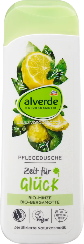 alverde NATURKOSMETIK Duschgel Zeit für Glück Minze, Bergamotte, 250 ml alverde NATURKOSMETIK Duschgel Zeit für Glück Minze, Bergamotte, 250 ml