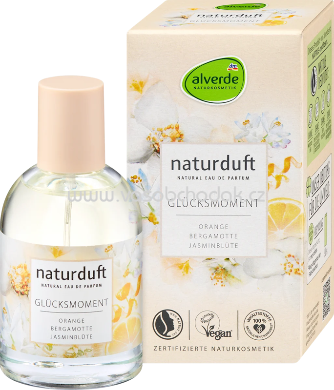 alverde NATURKOSMETIK Glücksmoment Eau de Parfum, 50 ml alverde NATURKOSMETIK Glücksmoment Eau de Parfum, 50 ml