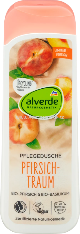 alverde NATURKOSMETIK Pflegedusche Pfirsichtraum, 250 ml alverde NATURKOSMETIK Pflegedusche Pfirsichtraum, 250 ml