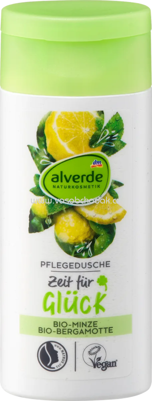 alverde NATURKOSMETIK Pflegedusche Zeit für Glück, Minze Bergamotte, Reisegröße, 50 ml alverde NATURKOSMETIK Pflegedusche Zeit für Glück, Minze Bergamotte, Reisegröße, 50 ml