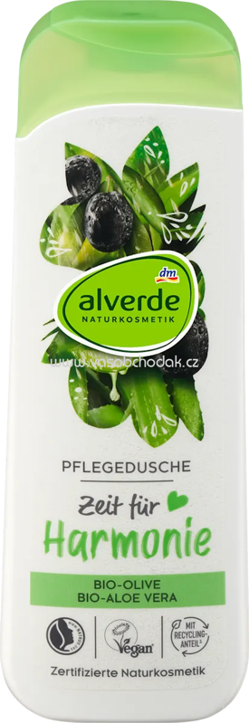 alverde NATURKOSMETIK Pflegedusche Zeit für Harmonie Olive Aloe Vera, 250 ml alverde NATURKOSMETIK Pflegedusche Zeit für Harmonie Olive Aloe Vera, 250 ml