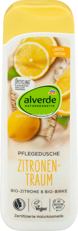 alverde NATURKOSMETIK Pflegedusche Zitronentraum, 250 ml alverde NATURKOSMETIK Pflegedusche Zitronentraum, 250 ml