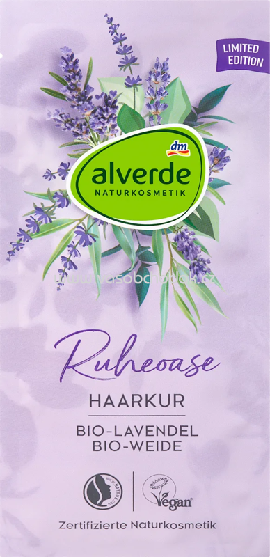 alverde NATURKOSMETIK Haarkur Ruheoase, 15 ml alverde NATURKOSMETIK Haarkur Ruheoase, 15 ml