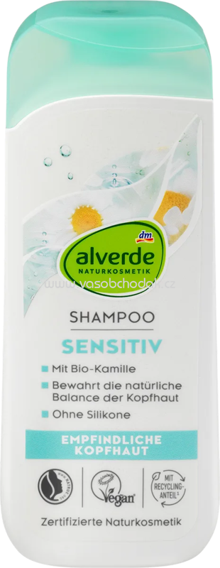 alverde NATURKOSMETIK Shampoo Sensitiv Kamille, 200 ml