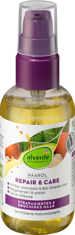 alverde NATURKOSMETIK Haaröl Repair, 75 ml