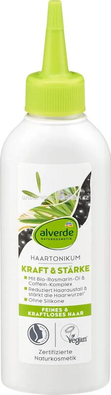 alverde NATURKOSMETIK Haartonikum Kraft & Stärke, 150 ml