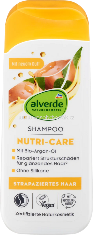 alverde NATURKOSMETIK Shampoo Nutri-Care, 200 ml