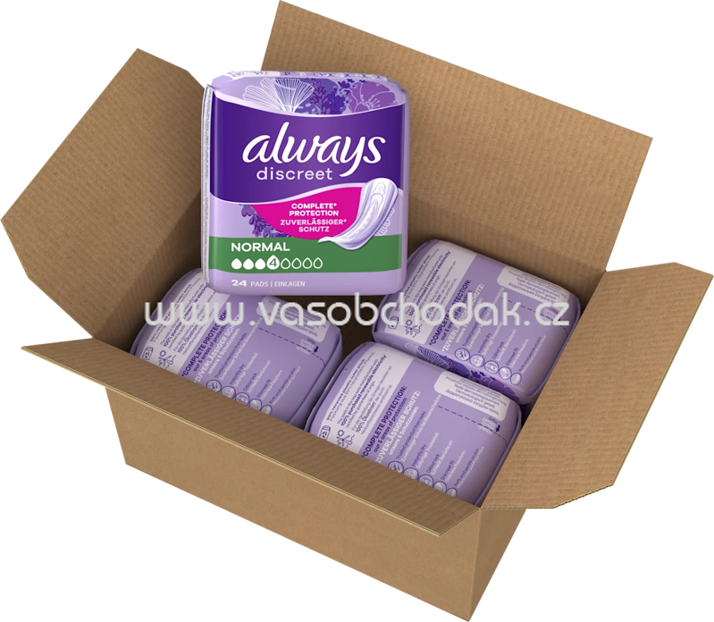 always discreet Einlagen Inkontinenz Normal Vorteilspack (4x24 St), 96 St always discreet Einlagen Inkontinenz Normal Vorteilspack (4x24 St), 96 St