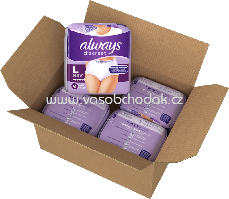 always discreet Pants Inkontinenz Plus Gr. L, Vorteilspack (4x8 St), 32 St