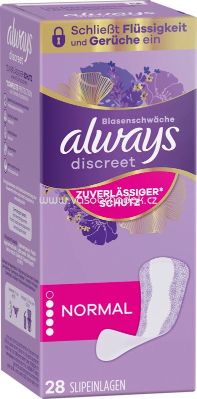always discreet Slipeinlagen Inkontinenz Normal, 28 St