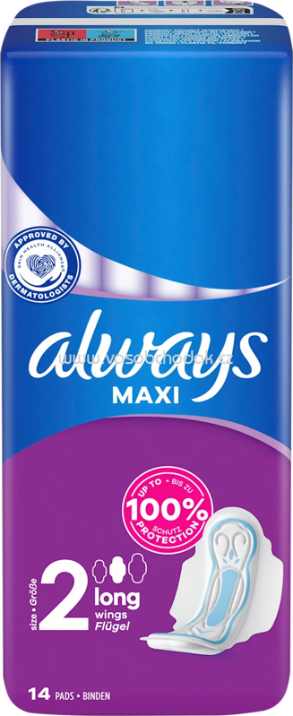 always Maxi-Binden Long mit Flügeln, 14 St always Maxi-Binden Long mit Flügeln, 14 St