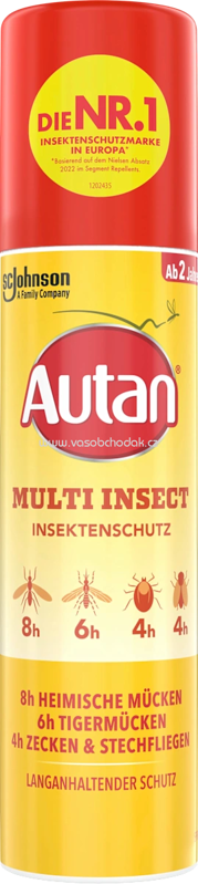 Autan Insektenschutzspray Multi Insect, Zerstäuber, 100 ml