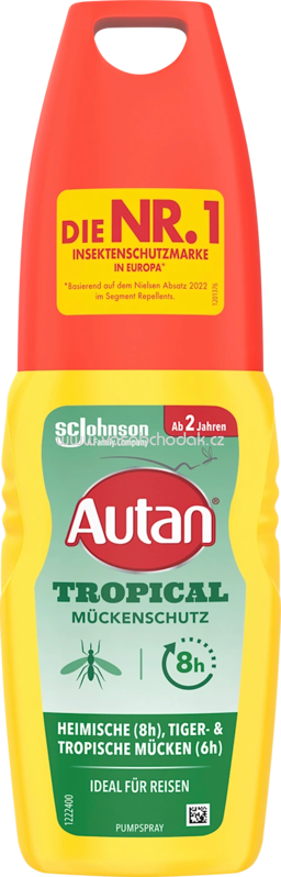 Autan Insektenschutzspray Tropical, 100 ml Autan Insektenschutzspray Tropical, 100 ml