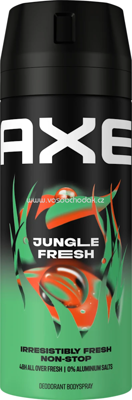 AXE Bodyspray Jungle Fresh Palm Leaves & Amber Scent, 150 ml AXE Bodyspray Jungle Fresh Palm Leaves & Amber Scent, 150 ml