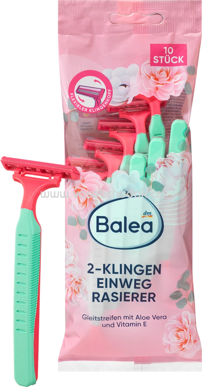 Balea Einwegrasierer 2-Klingen, 10 St Balea Einwegrasierer 2-Klingen, 10 St