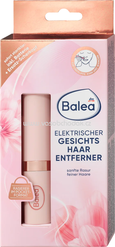 Balea Elektrischer Gesichtshaarentferner, 1 St Balea Elektrischer Gesichtshaarentferner, 1 St