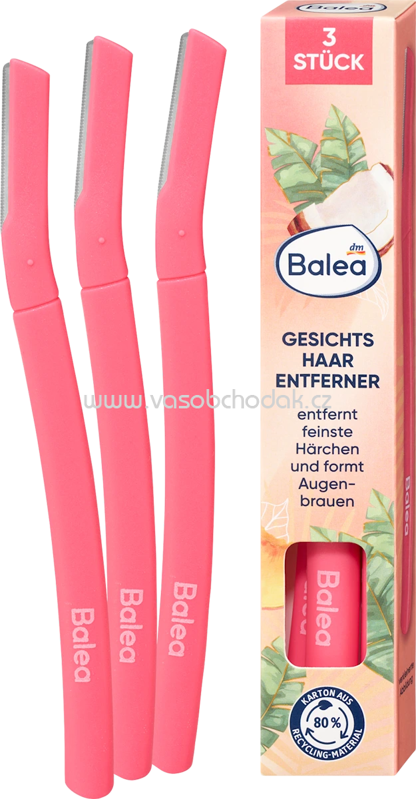 Balea Gesichtshaarentferner Tropic, 3 St Balea Gesichtshaarentferner Tropic, 3 St