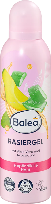 Balea Rasiergel Aloe Vera & Avocadoöl, 200 ml Balea Rasiergel Aloe Vera & Avocadoöl, 200 ml