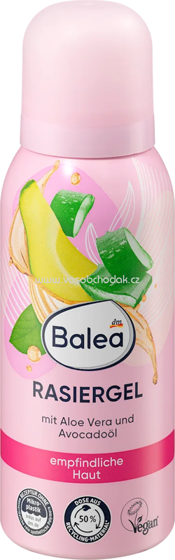 Balea Rasiergel Aloe Vera Reisegröße, 75 ml Balea Rasiergel Aloe Vera Reisegröße, 75 ml