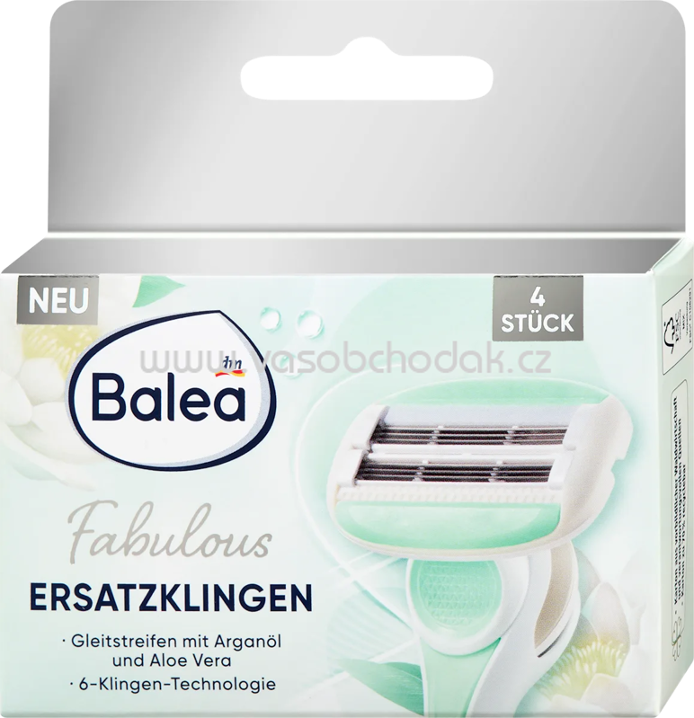 Balea Rasierklingen Fabulous, 4 St