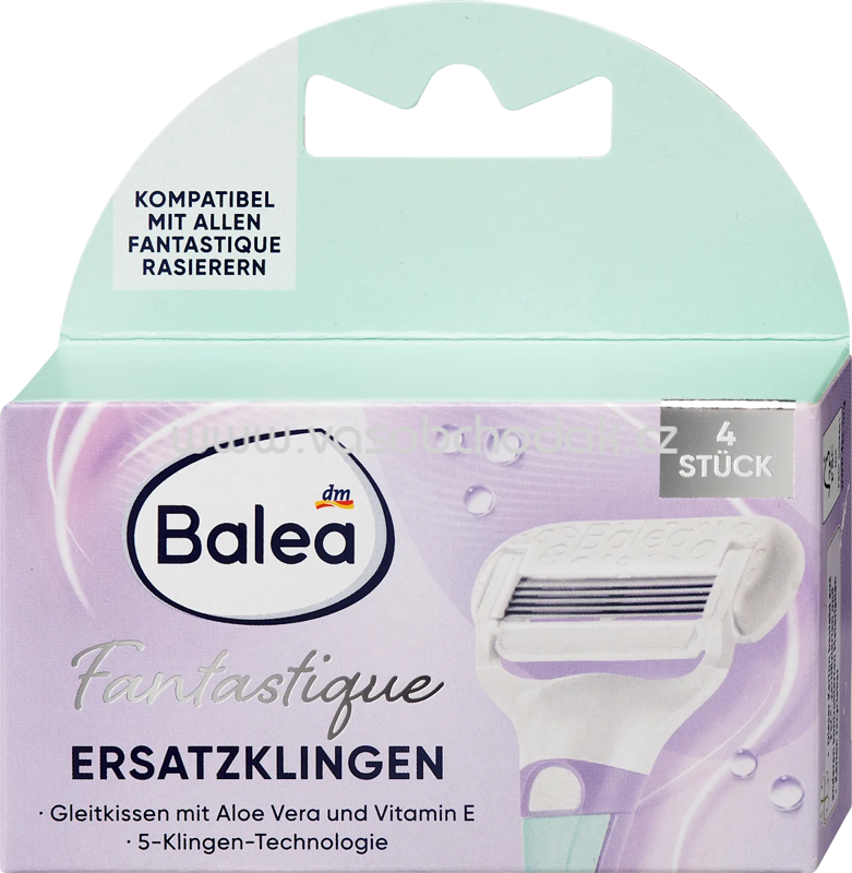 Balea Rasierklingen Fantastique, 4 St Balea Rasierklingen Fantastique, 4 St